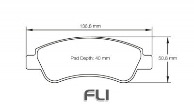 Pagid Racing RST 1 Remblokken