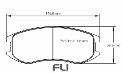 Pagid Racing RST 1 Remblokken