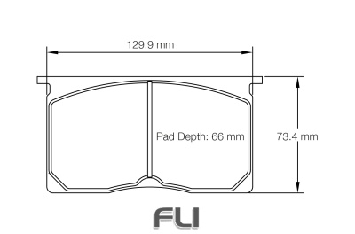 Pagid Racing RST 2 Remblokken