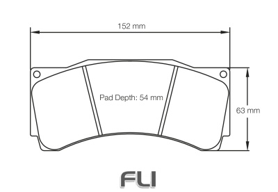 Pagid Racing RST 2E Remblokken