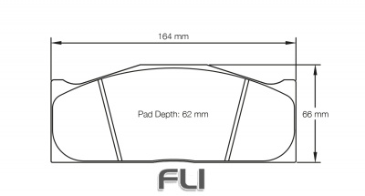 Pagid Racing RST 2E Remblokken