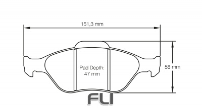 Pagid Racing RST 3 Remblokken