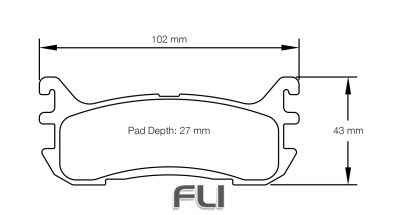 Pagid Racing RST 4 Remblokken