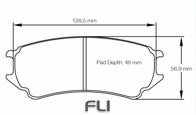 Pagid Racing RST D1 Remblokken