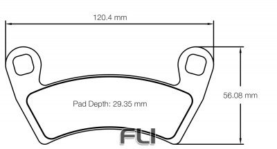 Pagid Racing UTV 1 Remblokken