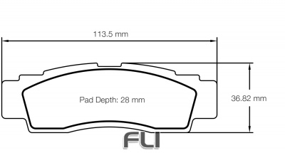 Pagid Racing UTV 1 Remblokken
