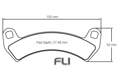 Pagid Racing UTV 2 Remblokken