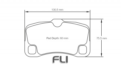 PAGID RSC 1 RACING BRAKE PADS FOR CERAMIC COMPOSITE DISCS