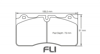 PAGID RSC 1 RACING BRAKE PADS FOR CERAMIC COMPOSITE DISCS