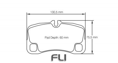 PAGID RSC 1 RACING BRAKE PADS FOR CERAMIC COMPOSITE DISCS