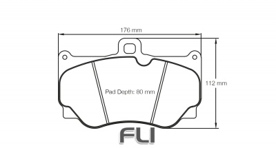 PAGID RSC 1 RACING BRAKE PADS FOR CERAMIC COMPOSITE DISCS