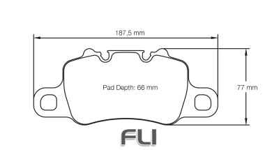 PAGID RSC 2 RACING BRAKE PADS FOR CERAMIC COMPOSITE DISCS