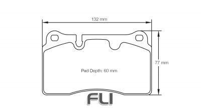 PAGID RSC 2 RACING BRAKE PADS FOR CERAMIC COMPOSITE DISCS