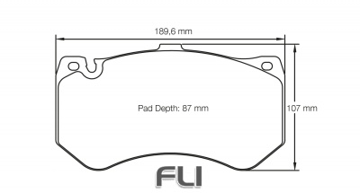 PAGID RSC 2 RACING BRAKE PADS FOR CERAMIC COMPOSITE DISCS