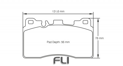 PAGID RSC 2 RACING BRAKE PADS FOR CERAMIC COMPOSITE DISCS