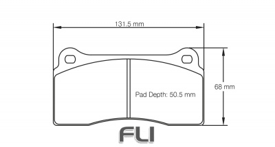 PAGID RSC 3 RACING BRAKE PADS FOR CERAMIC COMPOSITE DISCS