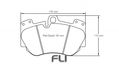 PAGID RSC 3 RACING BRAKE PADS FOR CERAMIC COMPOSITE DISCS