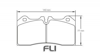 PAGID RSC 3 RACING BRAKE PADS FOR CERAMIC COMPOSITE DISCS