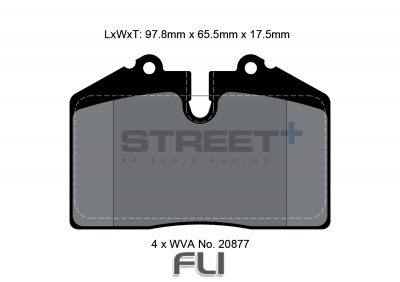 Pagid Street+ Remblokken - T8002SP2001