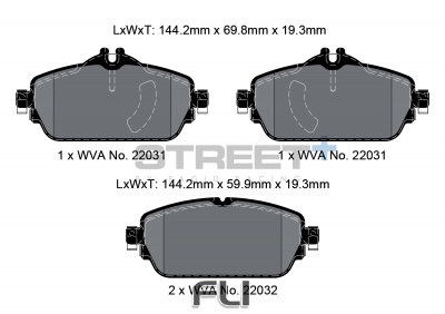 Pagid Street+ Remblokken - T8008SP2001