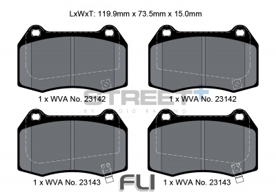 Pagid Street+ Remblokken - T8019SP2001