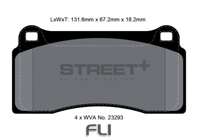 Pagid Street+ Remblokken - T8021SP2001