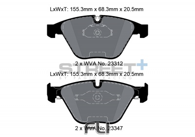 Pagid Street+ Remblokken - T8023SP2001