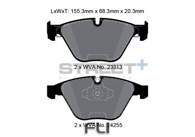 Pagid Street+ Remblokken - T8025SP2001