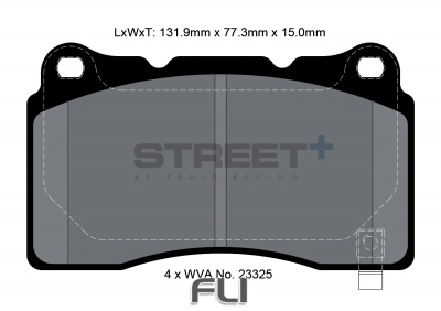 Pagid Street+ Remblokken - T8026SP2001