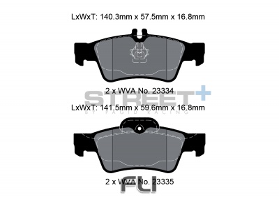 Pagid Street+ Remblokken - T8029SP2001