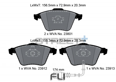 Pagid Street+ Remblokken - T8046SP2001