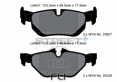 Pagid Street+ Remblokken - T8051SP2001