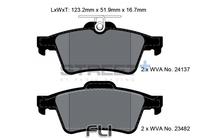 Pagid Street+ Remblokken - T8057SP2001