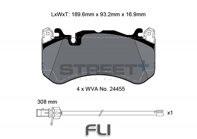 Pagid Street+ Remblokken - T8073SP2001