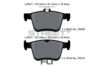 Pagid Street+ Remblokken - T8101SP2001