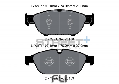 Pagid Street+ Remblokken - T8109SP2001