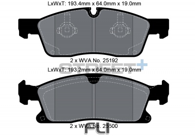 Pagid Street+ Remblokken - T8112SP2001