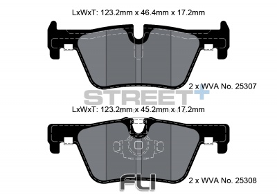 Pagid Street+ Remblokken - T8117SP2001