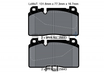 Pagid Street+ Remblokken - T8121SP2001