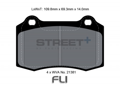 Pagid Street+ Remblokken - T8155SP2001