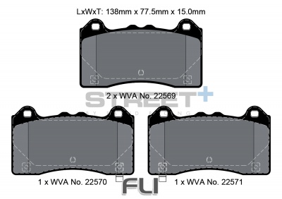 Pagid Street+ Remblokken - T8163SP2001