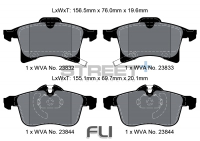 Pagid Street+ Remblokken - T8179SP2001
