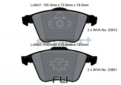 Pagid Street+ Remblokken - T8180SP2001