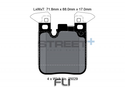 Pagid Street+ Remblokken - T8195SP2001