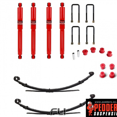 Pedders 1.5 Inch Suspension Lift Kit. WITHOUT torsion bars. Toyota Hilux Mk4 & 5 & MK3 IMPORT (Pedders-803164)
