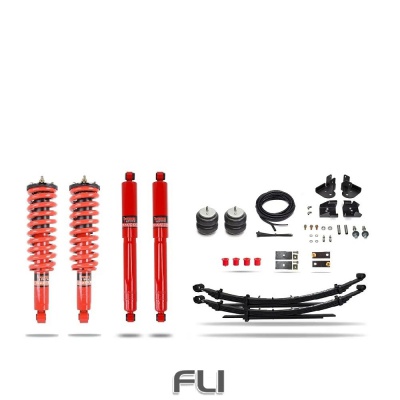 Pedders 1.75 Inch Heavy Duty Load Carrying and Towing Kit. With Assembled Foam Cell Struts & Additional Airbags. Isuzu D-Max (Pedders-803245)
