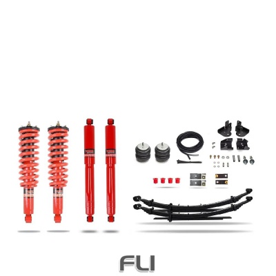 Pedders 1.75 Inch Heavy Duty Load Carrying and Towing Kit. With Assembled Foam Cell Struts & Additional Airbags. Isuzu D-Max (Pedders-803247)