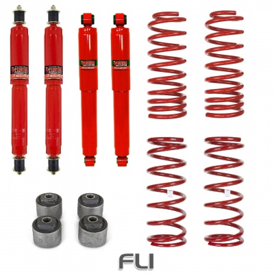 Pedders 2 Inch Suspension Lift Kit. With Foam Cell Shocks.  Nissan Patrol, Y60 SWB (Pedders-803074)