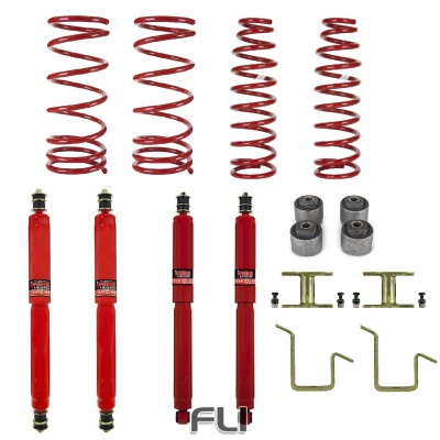 Pedders 2 Inch Suspension Lift Kit. With Long travel Foam Cell shocks. ABS fitted models. Toyota Landcruiser 80 series (Pedders-803179)