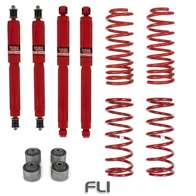 Pedders 2 Inch Suspension Lift Kit. With LONG TRAVEL Foam Cell Shocks. Nissan Patrol Y60, LWB ( 4.2 D ) (Pedders-803174)